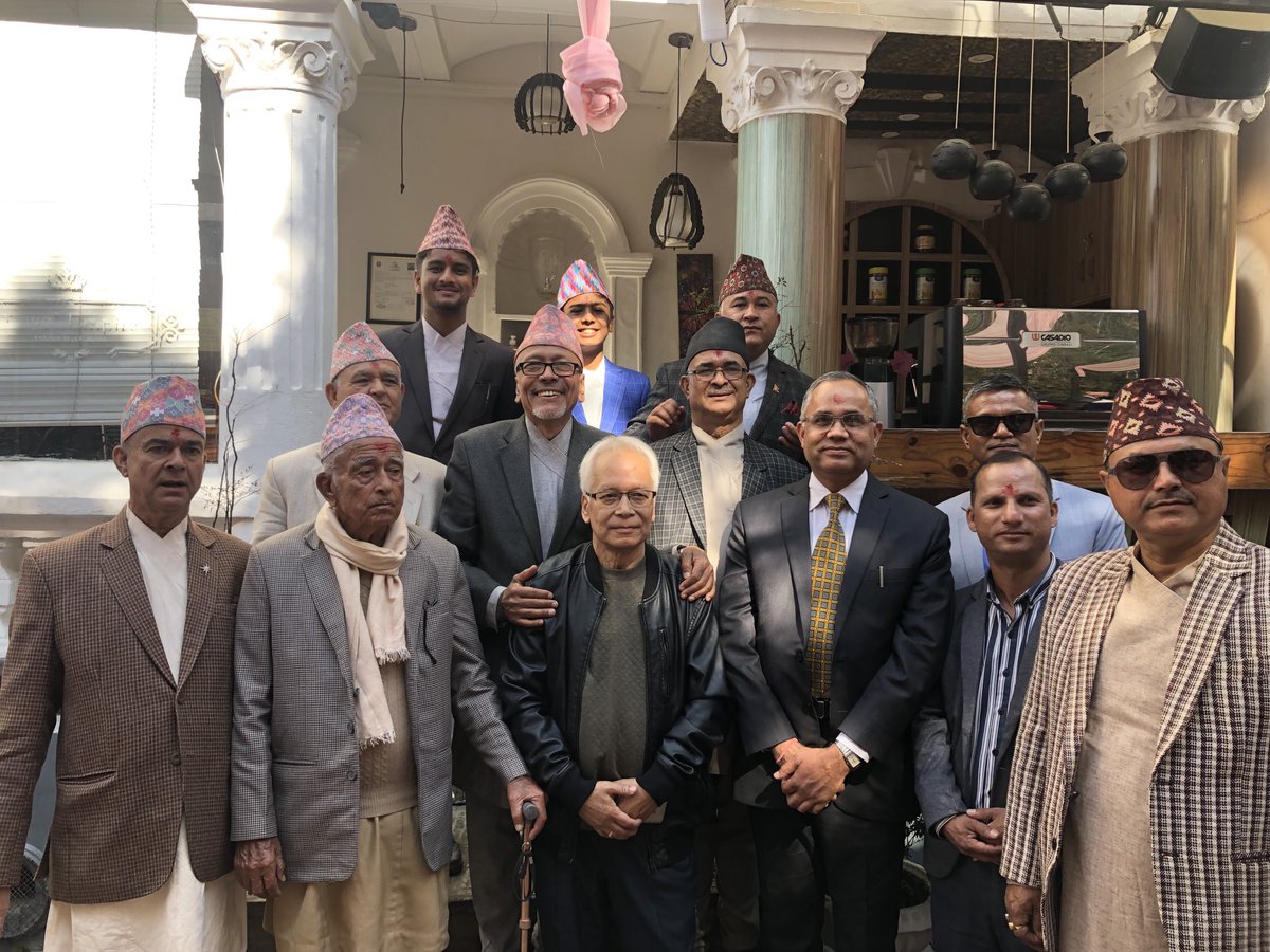 drbishnuhnepal's tweet photo. #TIMEforFRIENDS: Congrats to nephew #AbhisekNeupane (son from Sen Advocate #BalKrishnaNeupane)- who did intercultural marriage with #AnushthaShrestha @#RoyalEmpireHotel in #Kathmandu/#Nepal on Monday.
-@#Himalayas #UNSG #UNWTO #NepalIsTheCulturalCapitalOfTheWorld #SAARC #BBIN https://t.co/7EH25zHh3Z
