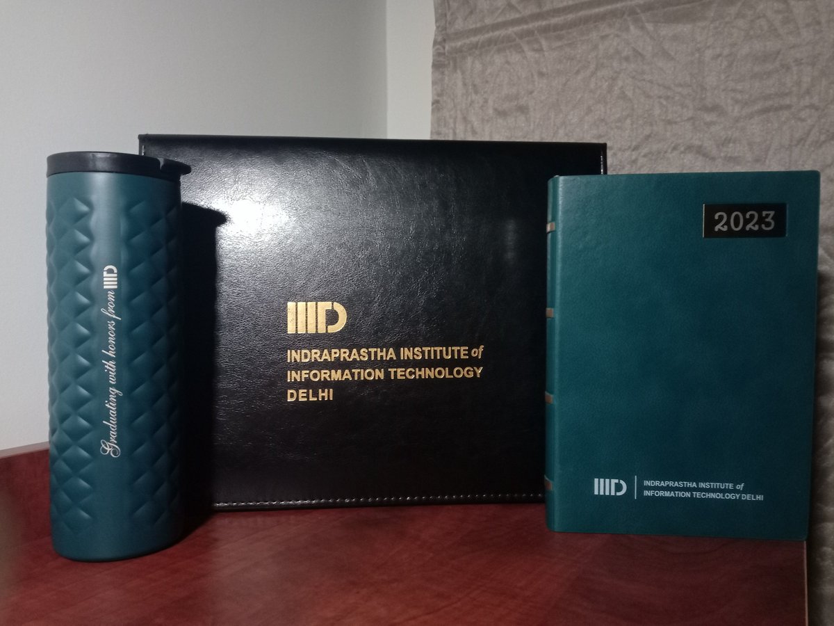 BhavyaChopra1's tweet image. I feel grateful to have graduated from @IIITDelhi with a bachelor&apos;s degree in Computer Science and Design with Honors!🎓

#IIITDConvocation #IIITDClassof2022