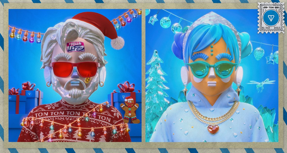 🎅 Ho Ho Ho, wishing you a season full of light and development of the Web 3.0 for all <a href="/ton_blockchain/">TON 💎</a>  family.

This postcard with the best wishes for a joyous Christmas filled with love,
Your <a href="/TonAvatars/">TON AVATARS 💎</a> 💎
