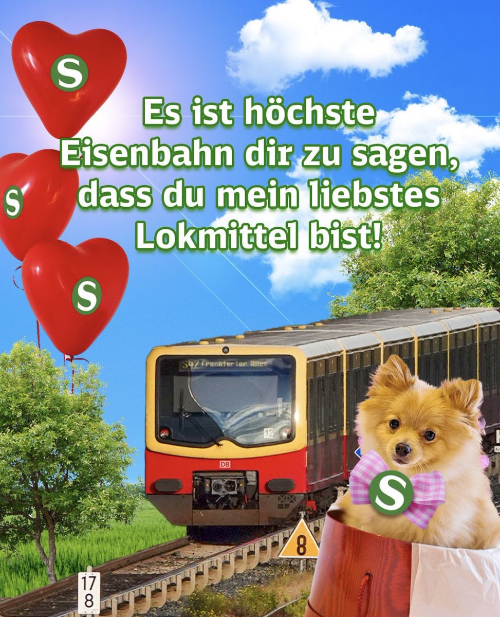SBahnBerlin's tweet photo. Bahnfrei für bahnbrechende #Wortwitze - Zug um Zug nur bei der #SBahnBerlin (und @gustavderliebe - danke für die… ähhh Inspiration)! 🚉🫶💖
Aber aufpassen, nicht dass euch vor Lachen eure Gesichtszüge entgleisen. 🤡😬😅 https://t.co/nr2pgzBTuV