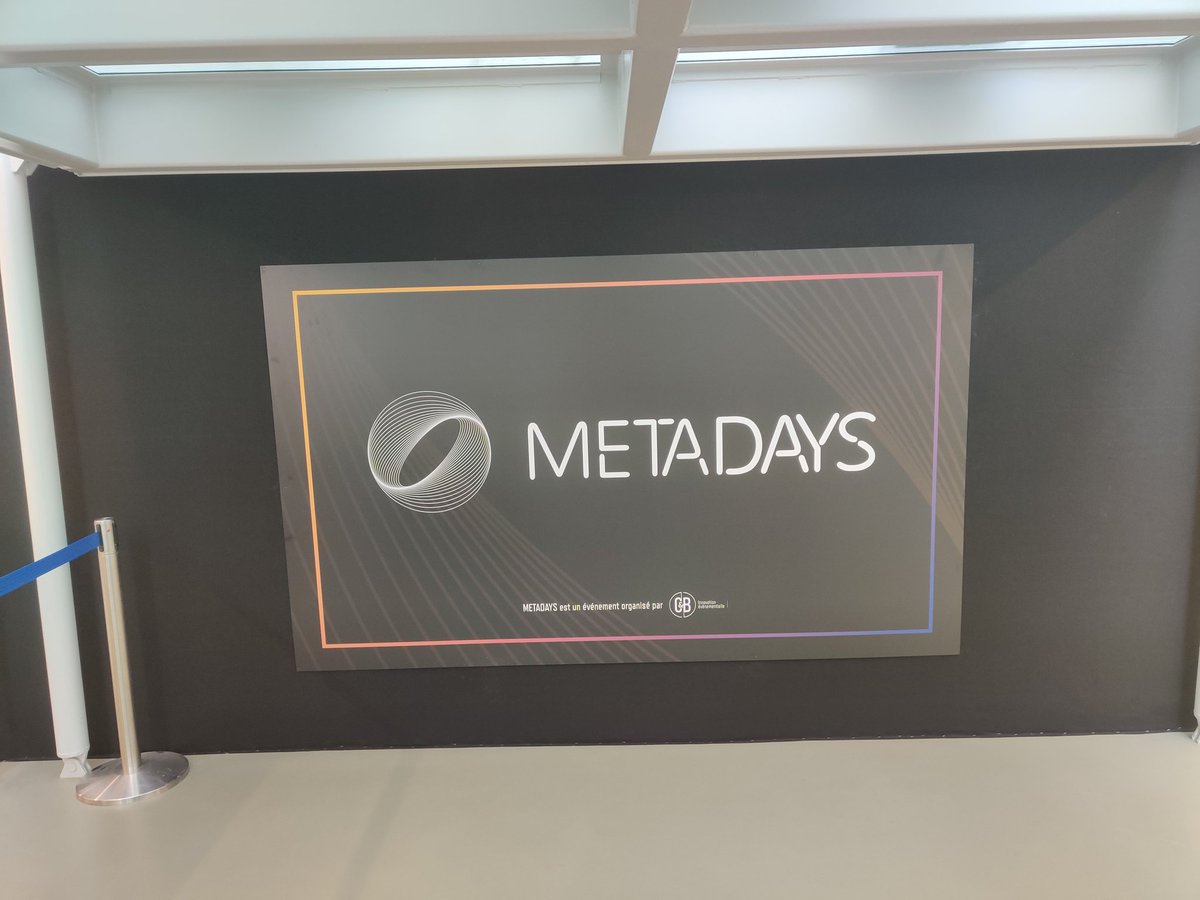 FifiOnchain's tweet photo. Petite exploration de ce qui se passe dans le @CongresMETADAYS avec @irana_mpz ☺️
#Meta22 https://t.co/D4wGfMnCVx