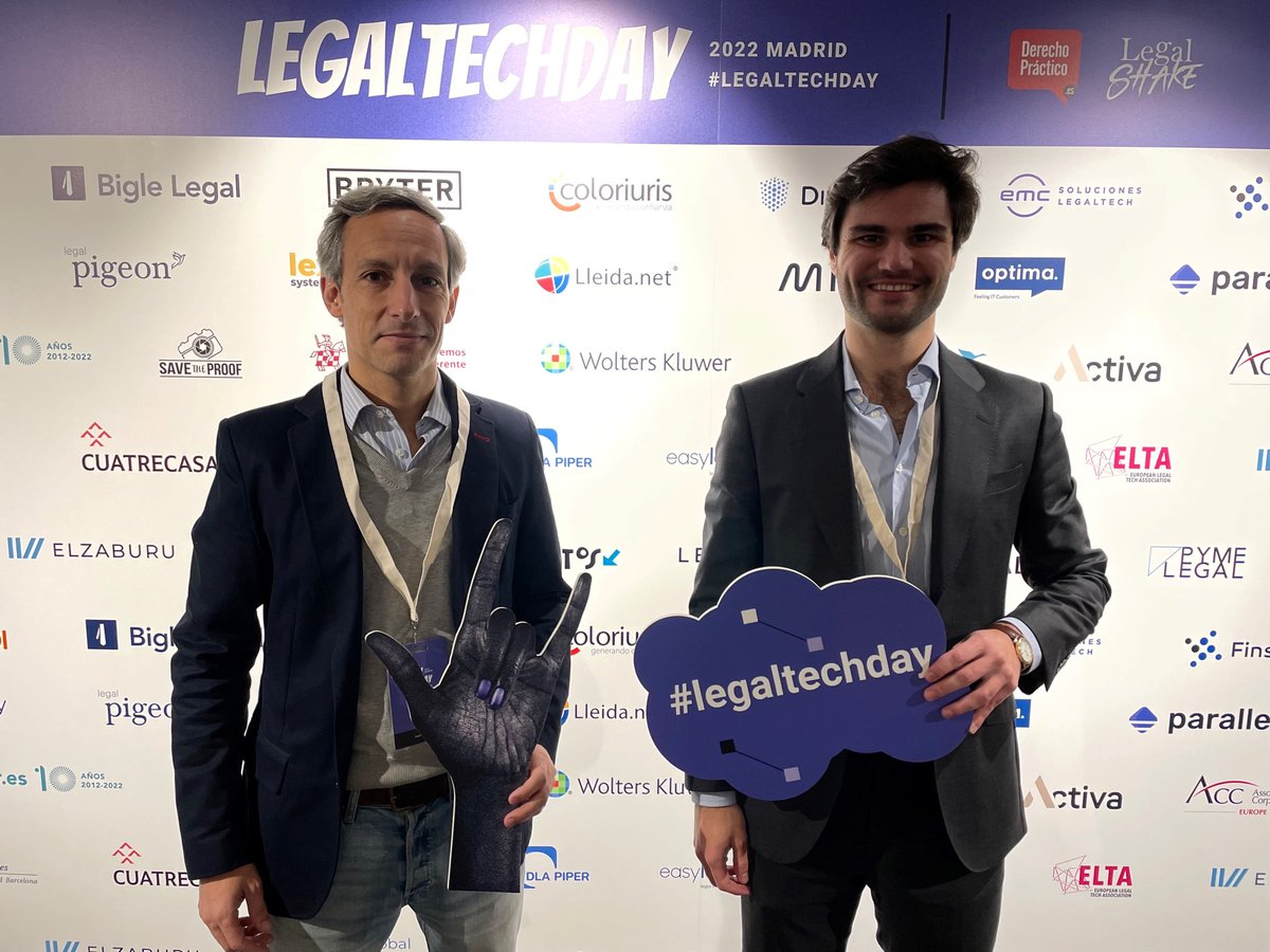 DLA_Piper_Spain's tweet photo. Encantados de haber formado parte del #LegalTechDay, un evento dedicado a la #tecnología en el sector legal del que hemos sido patrocinadores como parte de nuestra apuesta por la #innovación en las profesiones jurídicas https://t.co/sIftkEX6kj