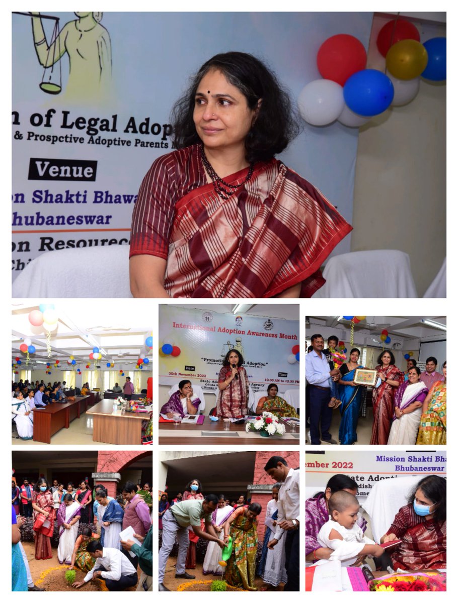 OSCPSODISHA's tweet image. Observation of International Adoption Month at state level and felicitation of 10 adoptive parents  by Commissioner-Cum-Secretary W &amp;amp; CD, Advisor W &amp;amp; CD and Chairperson OSCPCR. @WCDOdisha  @CMO_Odisha #OSCPS