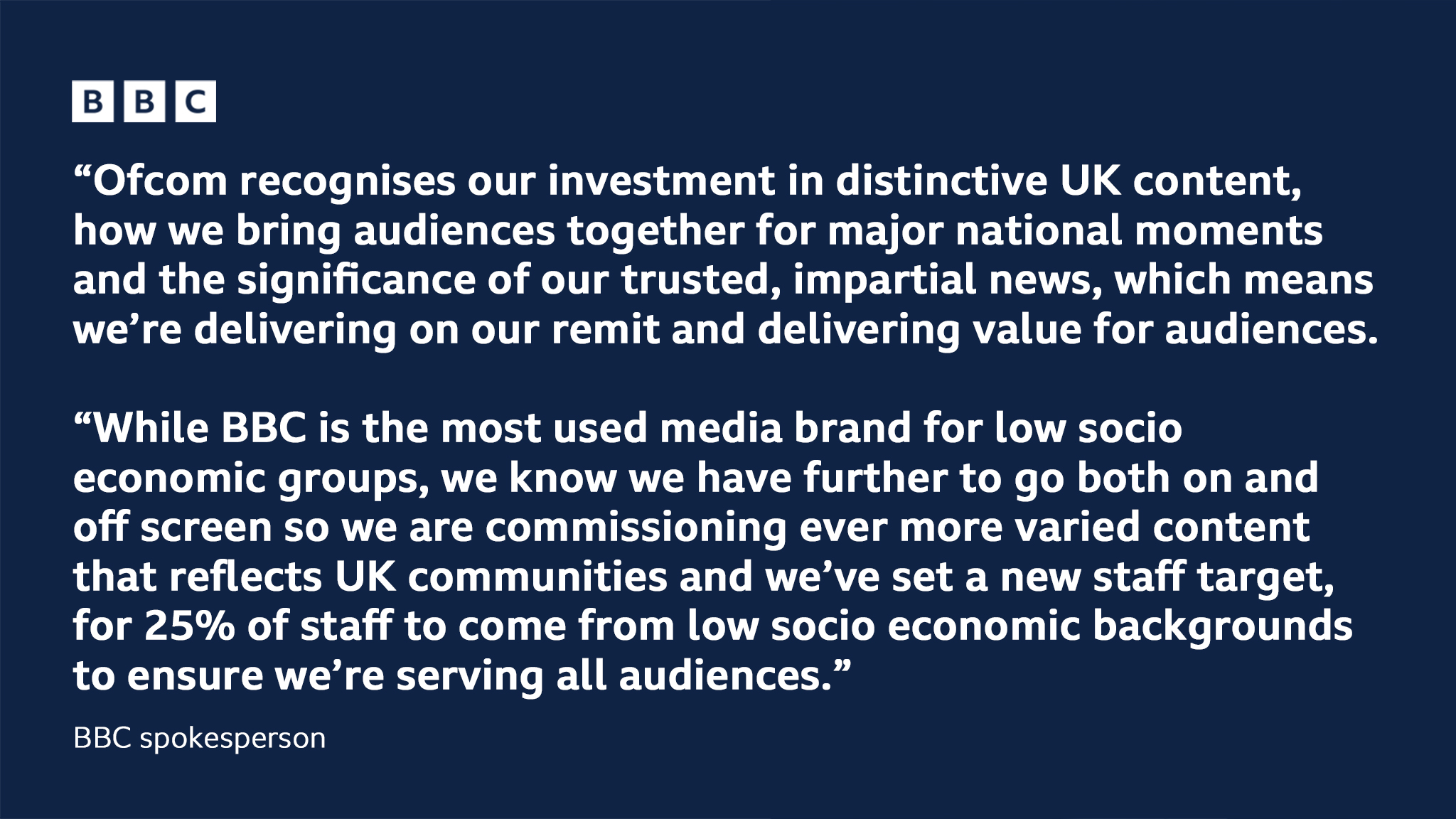 on Twitter "🕵️ Our annual report on the BBC finds it needs to do