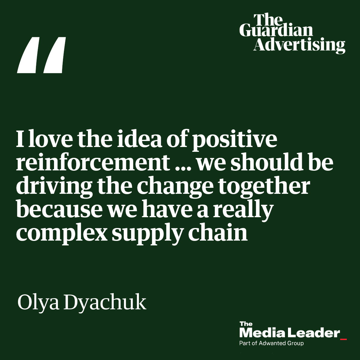 Heineken's Data Driven Media Director, Olya Dyachuk has been chatting with Omar Oakes in our The Future of Sustainability seminar to discuss priority actions advertisers should work on to cut carbon out of their campaigns.

#Sustainability

#advertising #sustainability
