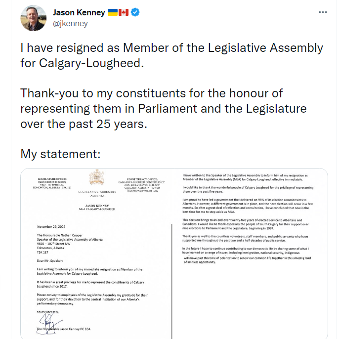 Wise_biz_guy's tweet photo. #KochNetwork will find a cozy place for Kenney after he quit the job Kamikaze Callaway handed to him!
#KenneyResigned #ResignKenney #FireKenney
Good riddance to @jkenney and undemocratic processes! #AbLeg #AbPoli https://t.co/dyMKSOfOXK