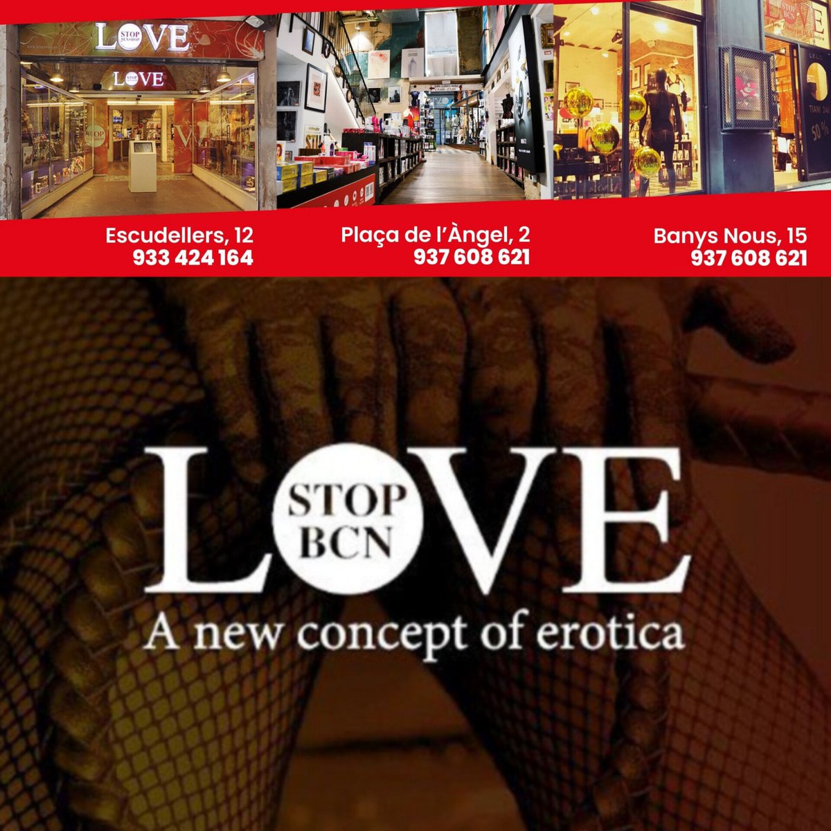 KINKY GALLERY da las gracias a LOVE STOP,un nuevo concepto de Sex Shop Patrocinador de la 1°edición de Kinky Gallery
<a href="/LoveStopOficial/">lovestopbcn</a>
lovestop.cat

<a href="/kinky/">Sexual Vibes</a>.gallery.official
@kinkygalleryart
Patrocinador: @lovestopbcn
Promotor: @suspiriagroupoficial