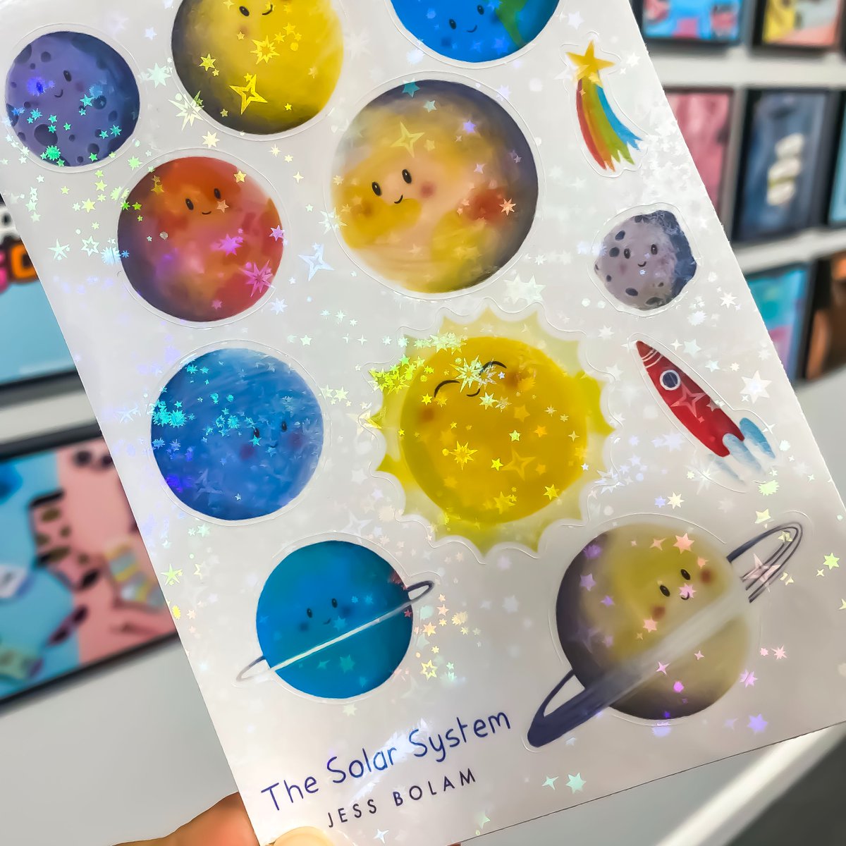 ZapCreatives's tweet photo. Our Solar System never looked so cute and sparkly! ✨ Artwork by jessbolamart (Instagram)
Make your own at https://t.co/8BZZ7Z7MMu
#stickers #holographic #planets #artist #smallbusiness #merch #holographic #sparkly #illustration #shopsmall #stickersshop https://t.co/FW2WMlNhQ1
