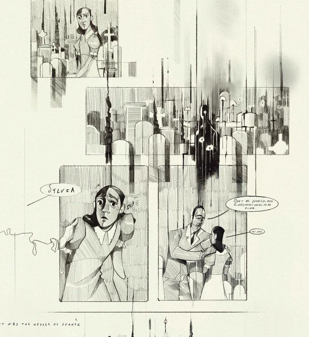 Gonna take advantage and plug my upcoming graphic novel "The body was never found" follow me for future announcements 