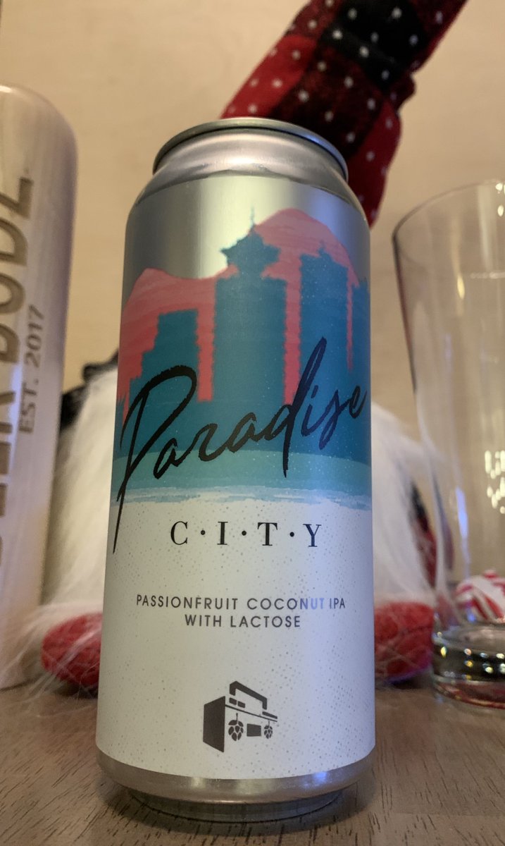 SSchell7's tweet photo. Day 13. #beerbudz #adventcalendar @roymoussa10 selects from @boomboxbrewing #ParadiseCity a passionfruit coconut IPA with lactose. @tattoobygravity @ryrbrown1 checkout my insta feed it’s way better… #ILoveMyWife #halfstepforward 🍻 https://t.co/9GHmOJqOJg