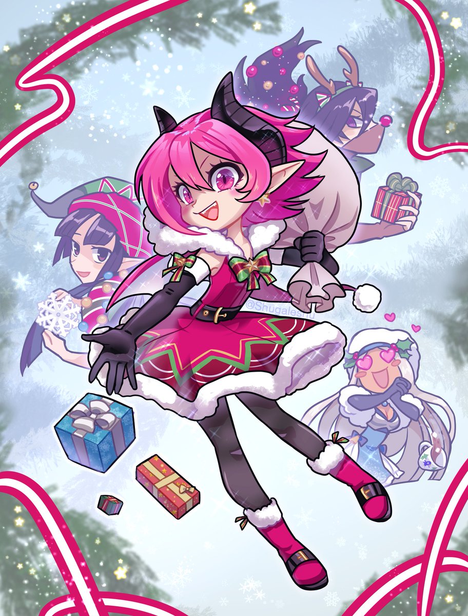 Christmas Beryl for this holidays! >< with company supporting her as always 💖