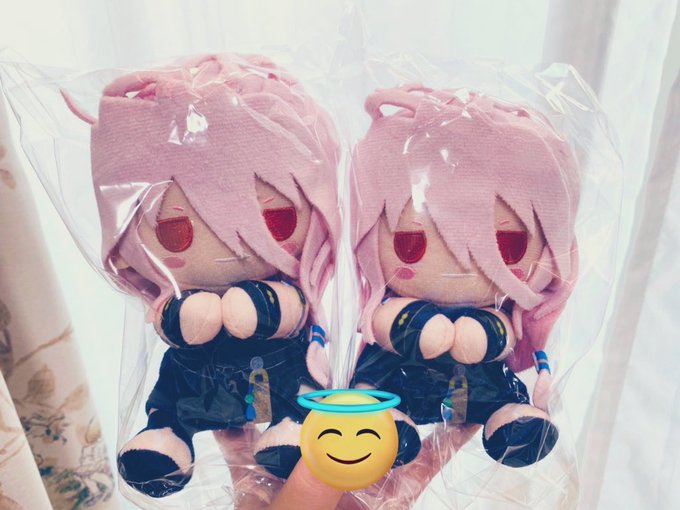 うちにきたピタぬい村正、気のせいかなって思って他の子たちともくらべてみたけど、やっぱり妙にでっけー個体がいる…。保存用にするつもりだったのに個体差で並べたくなって困ってる。※右が基準の大きさ 