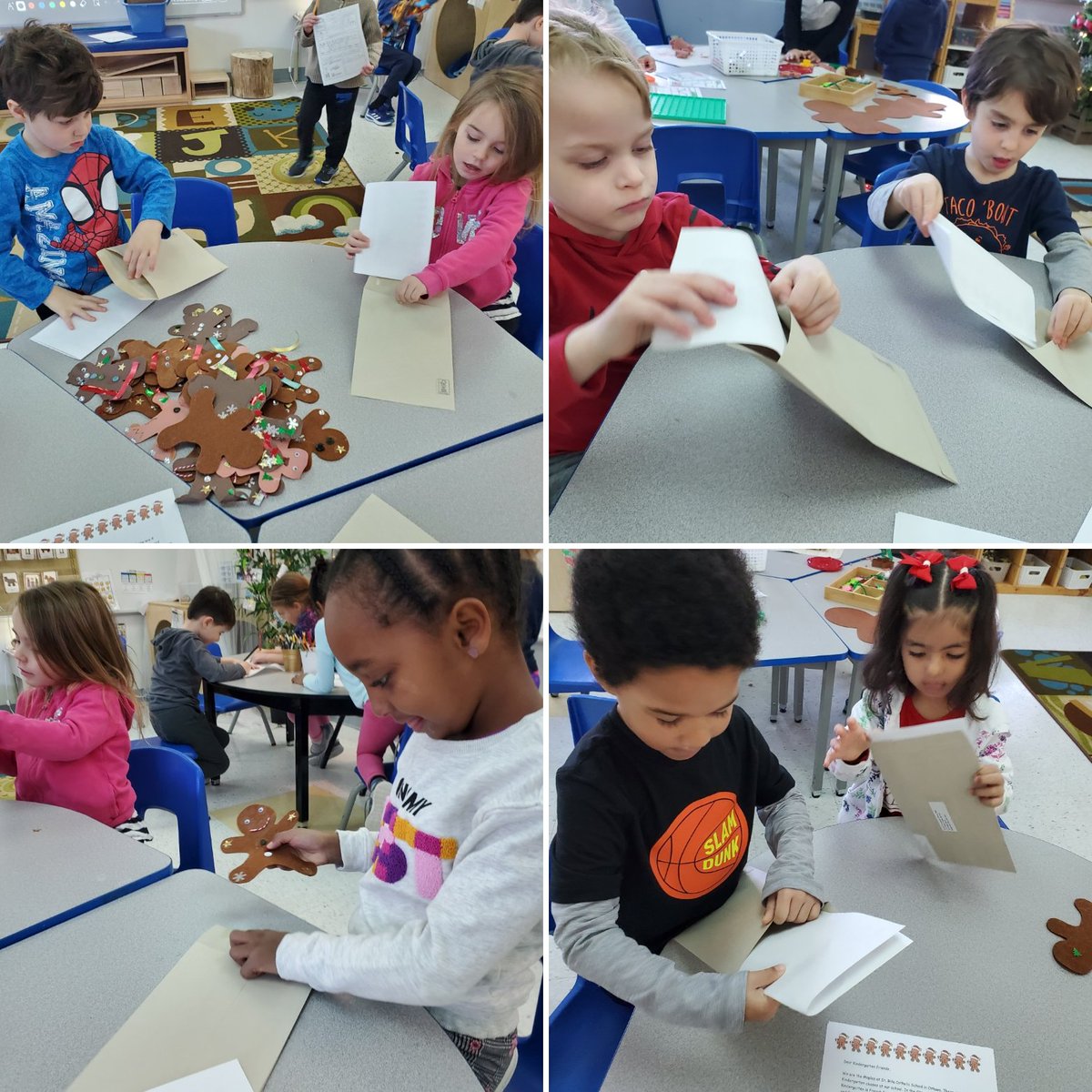 mmevanneste's tweet image. The Maples were busy this morning stuffing envelopes and putting on stamps to mail a letter and craft to 18 different schools in Ontario as part of the province wide Kindergarten Gingerbread Person Exchange! @StRitaOCSB #ocsbDeepLearning #ocsbDL #ocsbBeCommunity