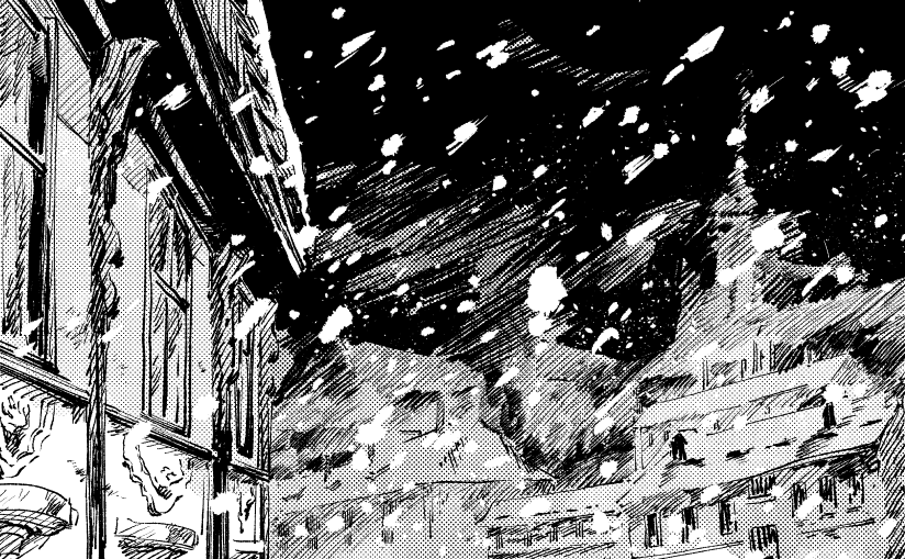 Hi everyone, I've been MIA for a good deal of the year, and one of the reasons is because of a one-shot manga I was working on!
Here are some tiny sneak peeks: can't show too much yet, but will let you know once it's available for public viewing!