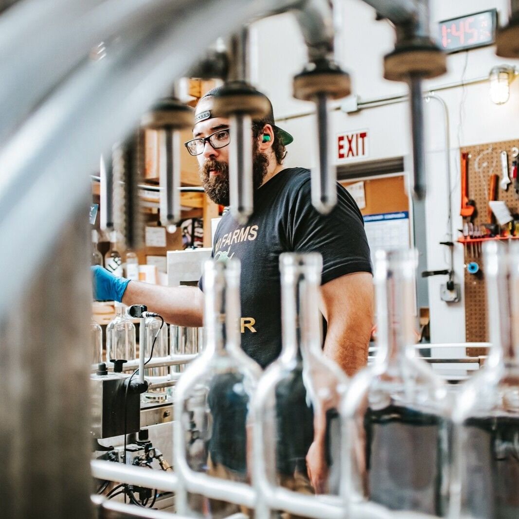 Its always a good day over here when bottles are getting filled!