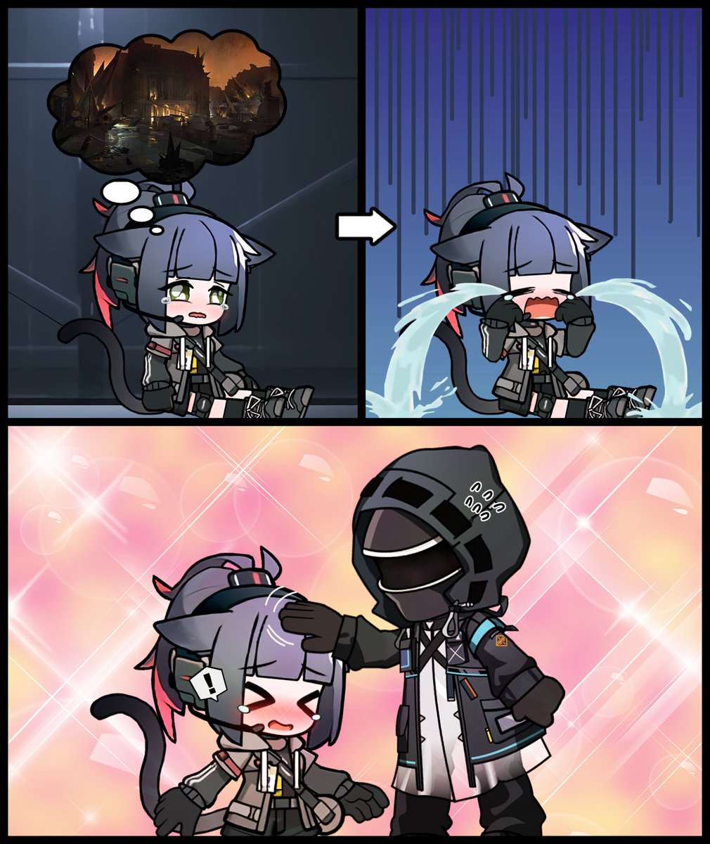 Sad Cats and Masked Men

#Arknights #明日方舟 #アークナイツ #명일방주 