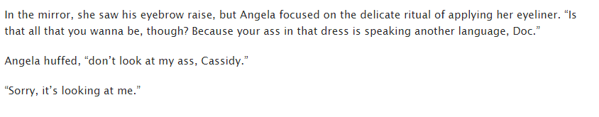 ᅟ⠀ᅟ⠀ /    /     reading this fic and the way they write cassidy and angela's friendship makes me laff