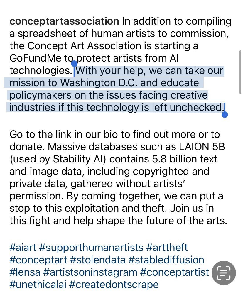 FromHappyRock's tweet photo. Now THIS I can get behind!! THIS rules! Grateful for the Concept Art Association and heading to donate asap https://t.co/d85GPtHPmC