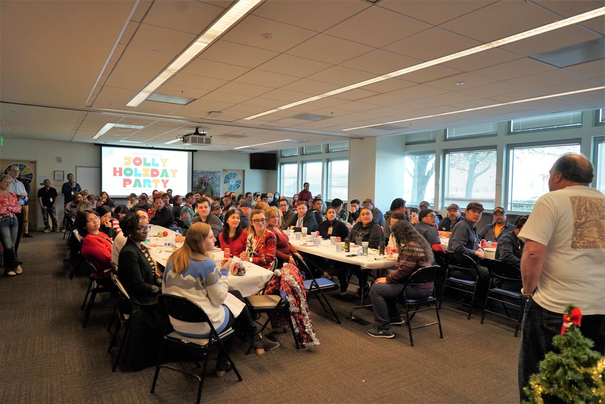 FlySJC's tweet image. Team get togethers are the best ❤️ The annual SJC #HolidayParty was a success! Thank you to our wonderful Finance team for putting it all together this year. #airport #flysanjose