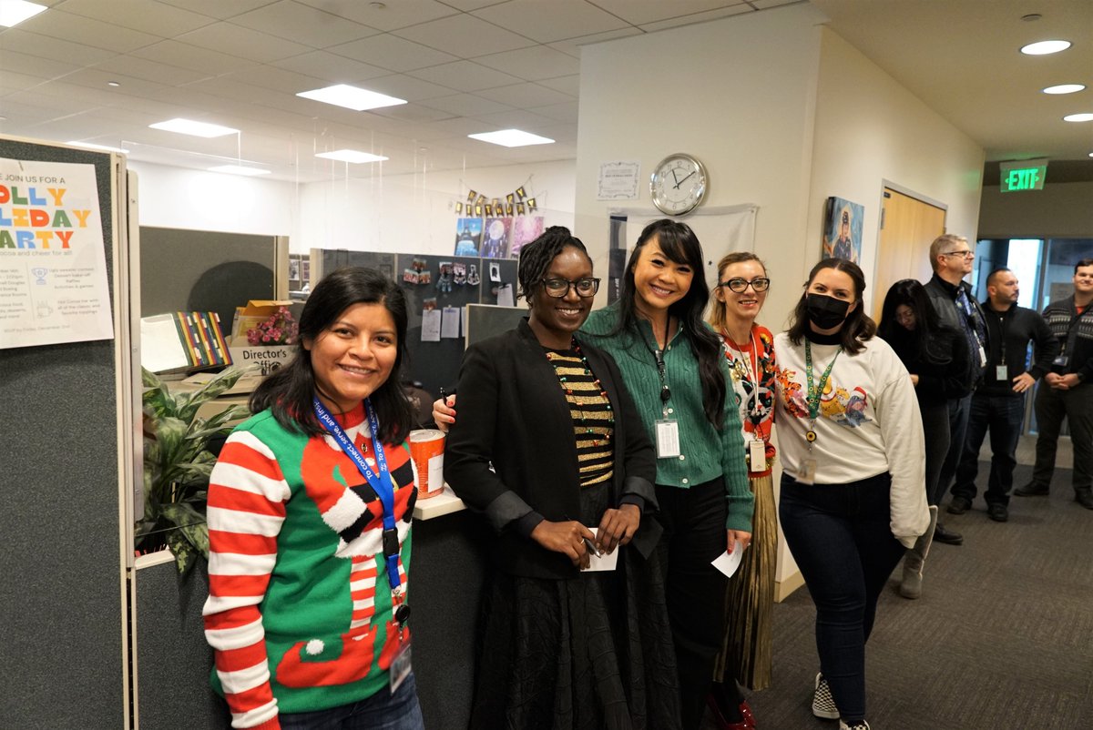 FlySJC's tweet image. Team get togethers are the best ❤️ The annual SJC #HolidayParty was a success! Thank you to our wonderful Finance team for putting it all together this year. #airport #flysanjose