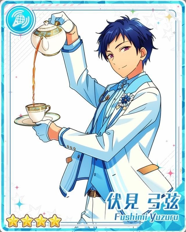 14700円 あんスタ 中国 3周年 ハート アクスタ 誓約 伏見弓弦 ホワイト