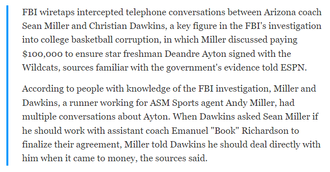 rarerookies's tweet photo. @DickieV @espn @NCAA @uarizona It's mind blowing that the NCAA just let this slide. https://t.co/AkViD5oo1s