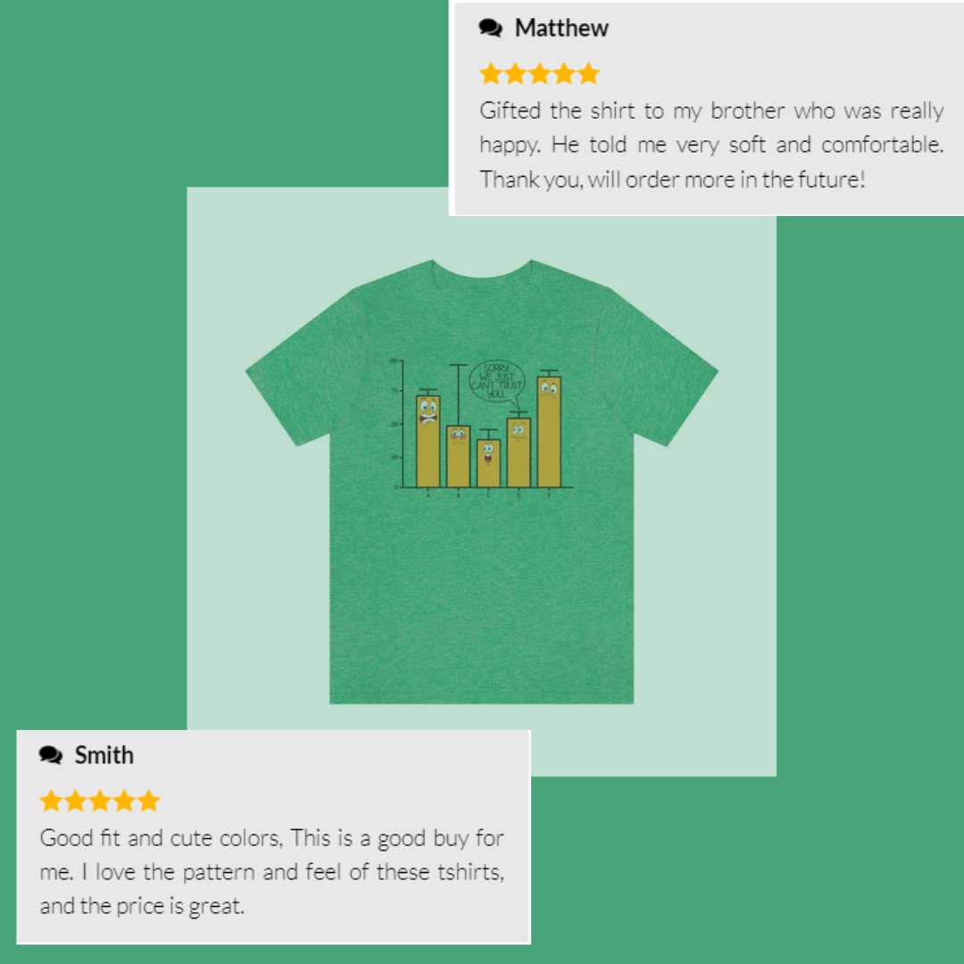 MyScienceBoutiq's tweet image. Trust issues? Trust issues. Shop our funny error bar t-shirt. Available in different colors and sizes. 

  #myscienceboutique #holidayseason #errorbar #bargraph #christmas2022 #christmasgiftideas #holidays2022 #holidaygiftideas #mathematics #mathematicstudent