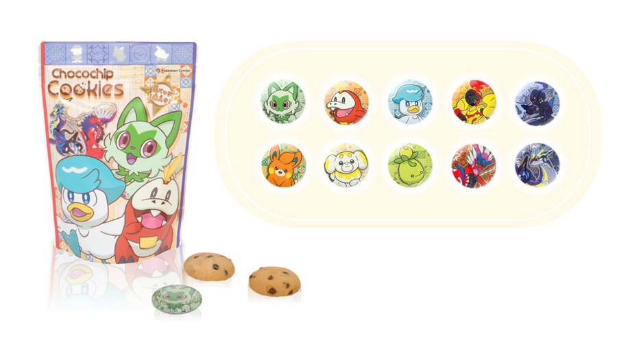 ポケモンsv デザインの スタンドパックチョコチップクッキー が登場 ニャオハ ホゲータ クワッスなどの缶バッジ全10種のどれか1つが封入 ゲーム エンタメ最新情報のファミ通 Com