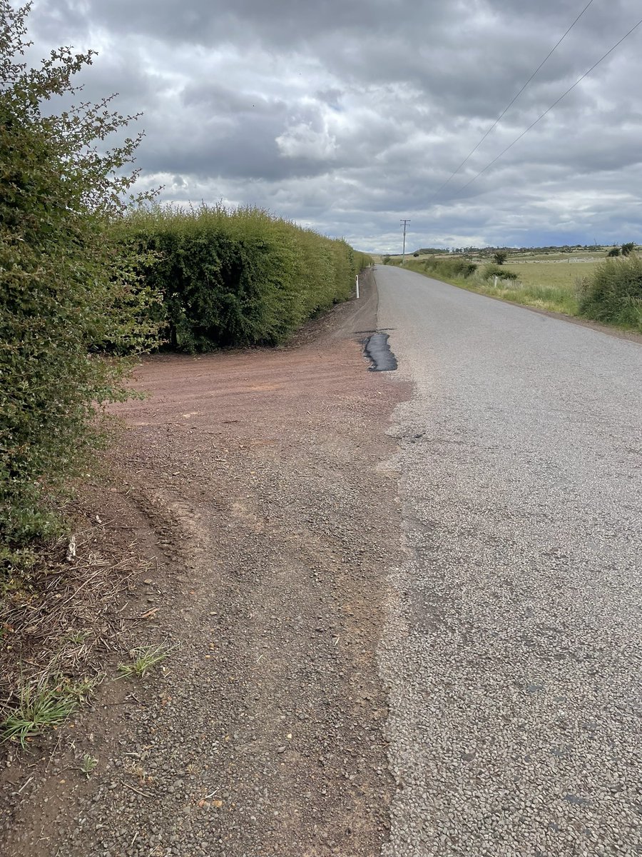 I love council. There was no problem here at my driveway… 
…. so let’s put a hot mix speed hump and eyesore right at our property entrance