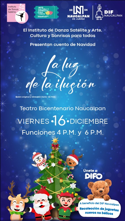 locutorelpumba's tweet photo. Solamente Ayúdanos con un Jueguete y tu entrada Será Gratis #teatrobicentenarionaucalpan @DIFnau @GobNau @SoyNaucalpan @lopezdoriga @CanalOnceTV @Canal22 @programa_hoy @losbrios_offi @SantaClausCdmx @VengaLaAlegria @rbigorra @elcapiperez Gracias por Compartir https://t.co/hTLYTFQf3I