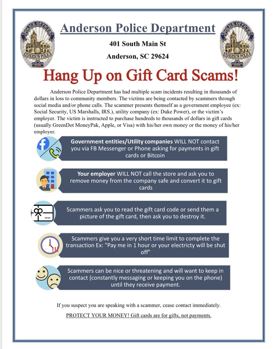 City of Anderson Police Department (SC) (@andcitypd) on Twitter photo 