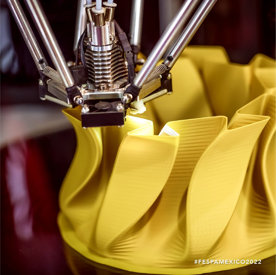 PrintCongress's tweet photo. A medida que la tecnología sigue evolucionando, su futuro es más brillante que nunca permitiendo la fabricación de prototipos, piezas ligeras, productos con funcionalidad mejorada, implantes médicos, herramientas, calibradores, accesorios y patrones para funcionalidad.

#3dprint https://t.co/GXjJrbdsNx