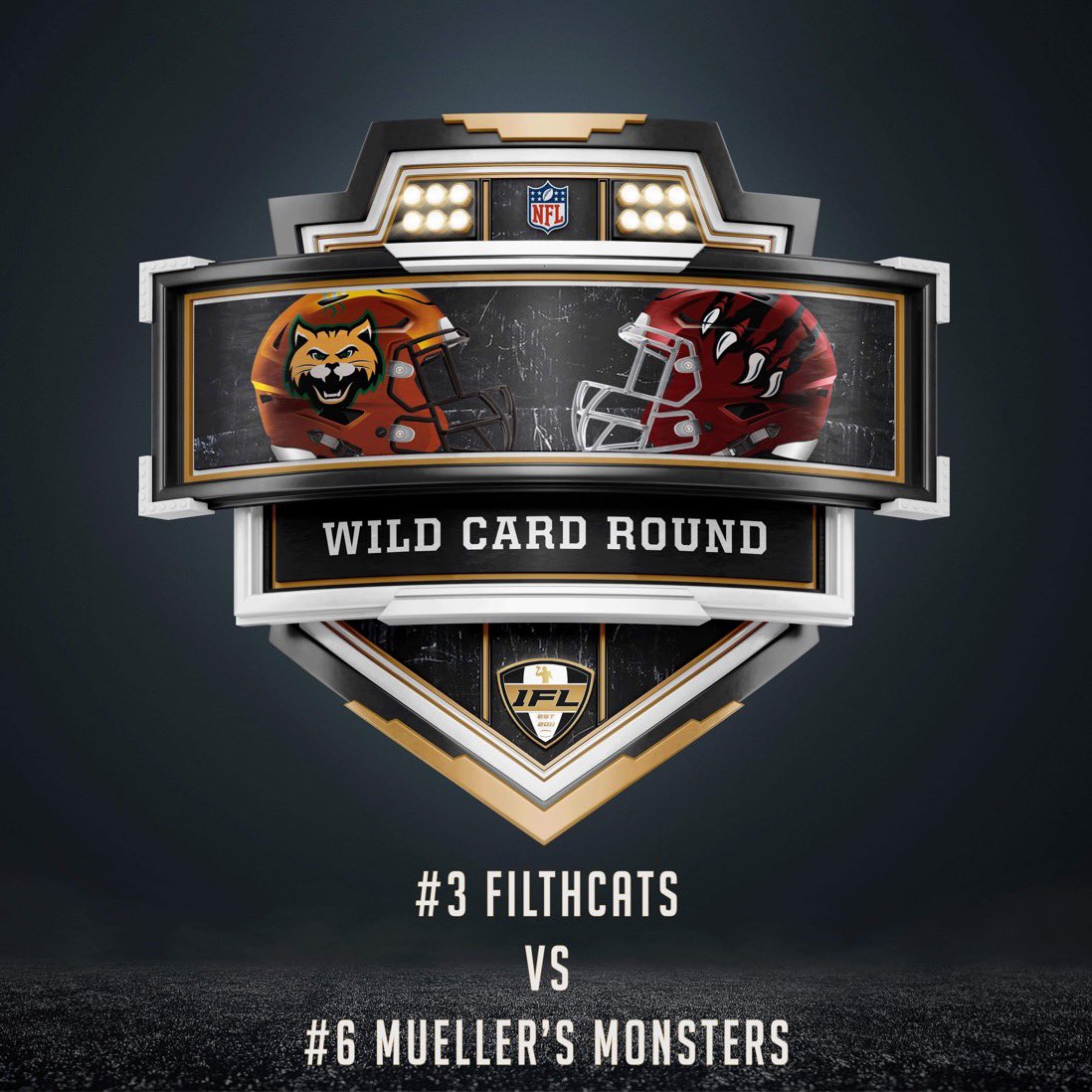 ThisIsThe1FL's tweet photo. We’ve got three #1FL Wildcard matchups this weekend. The #1 seed, Pacific Kraken, have the bye. https://t.co/F32lRNO6Uk