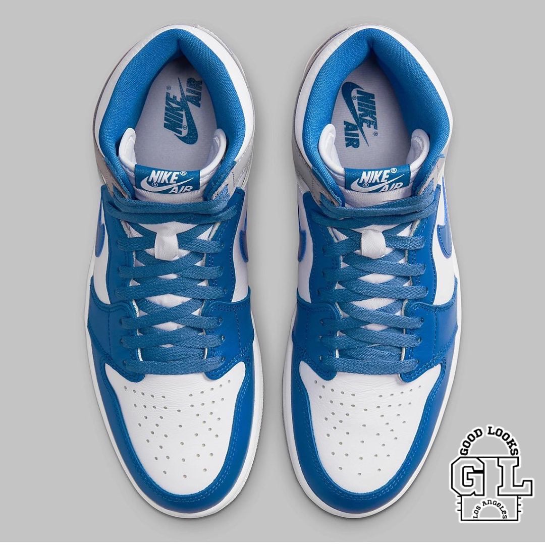 gl_losangeles's tweet photo. First Look 👀 Air Jordan 1 High OG “True Blue” https://t.co/hfgZbqLUO2
