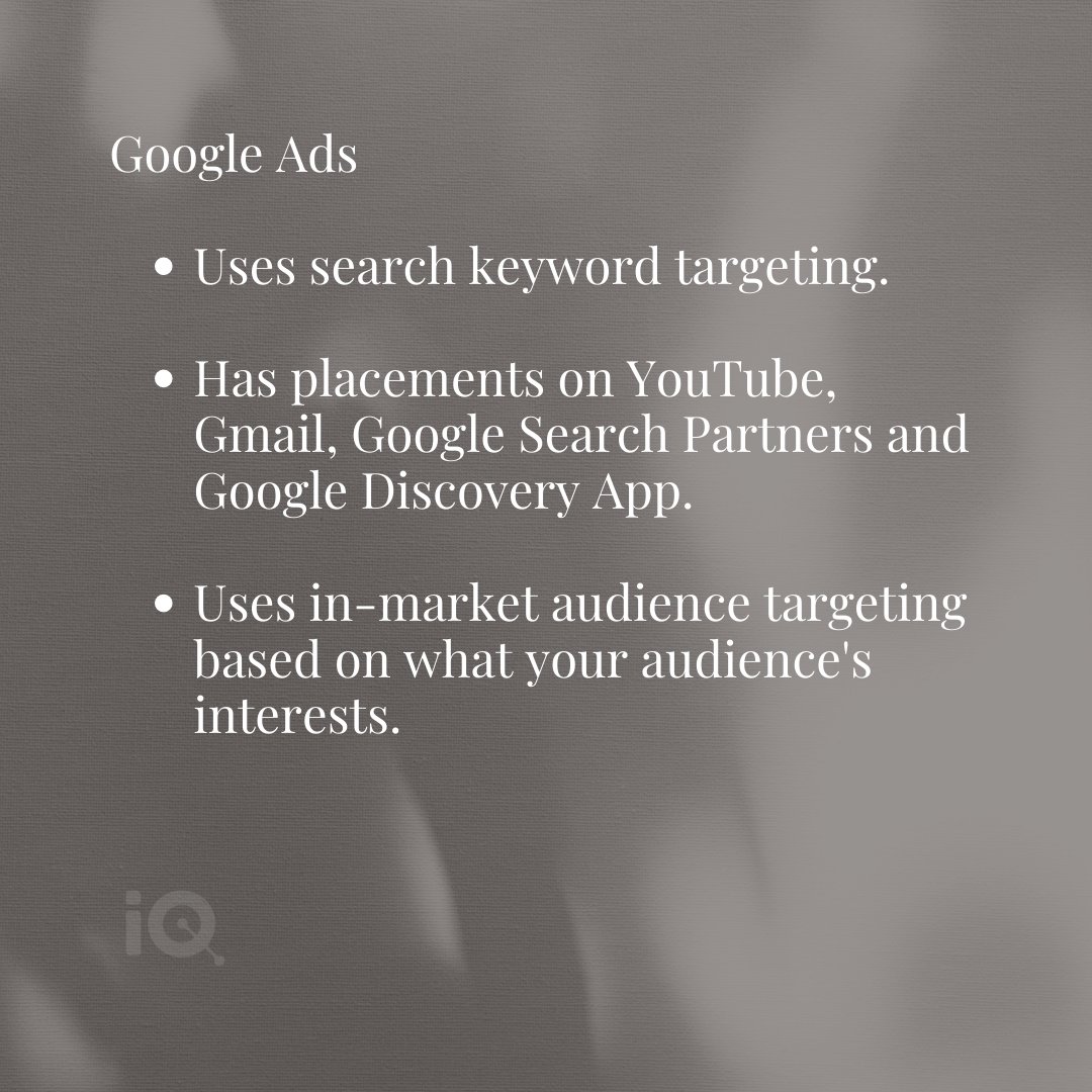 Element_IQ's tweet photo. Facebook and Google Ads are both powerful tools for advertisers with different benefits, but they do not offer the same experience. 

Save this post for later, and feel free to visit our website to learn more about our services. 👇

🌐 https://t.co/JmtnBTsm7J https://t.co/Q4uFPJwZFX