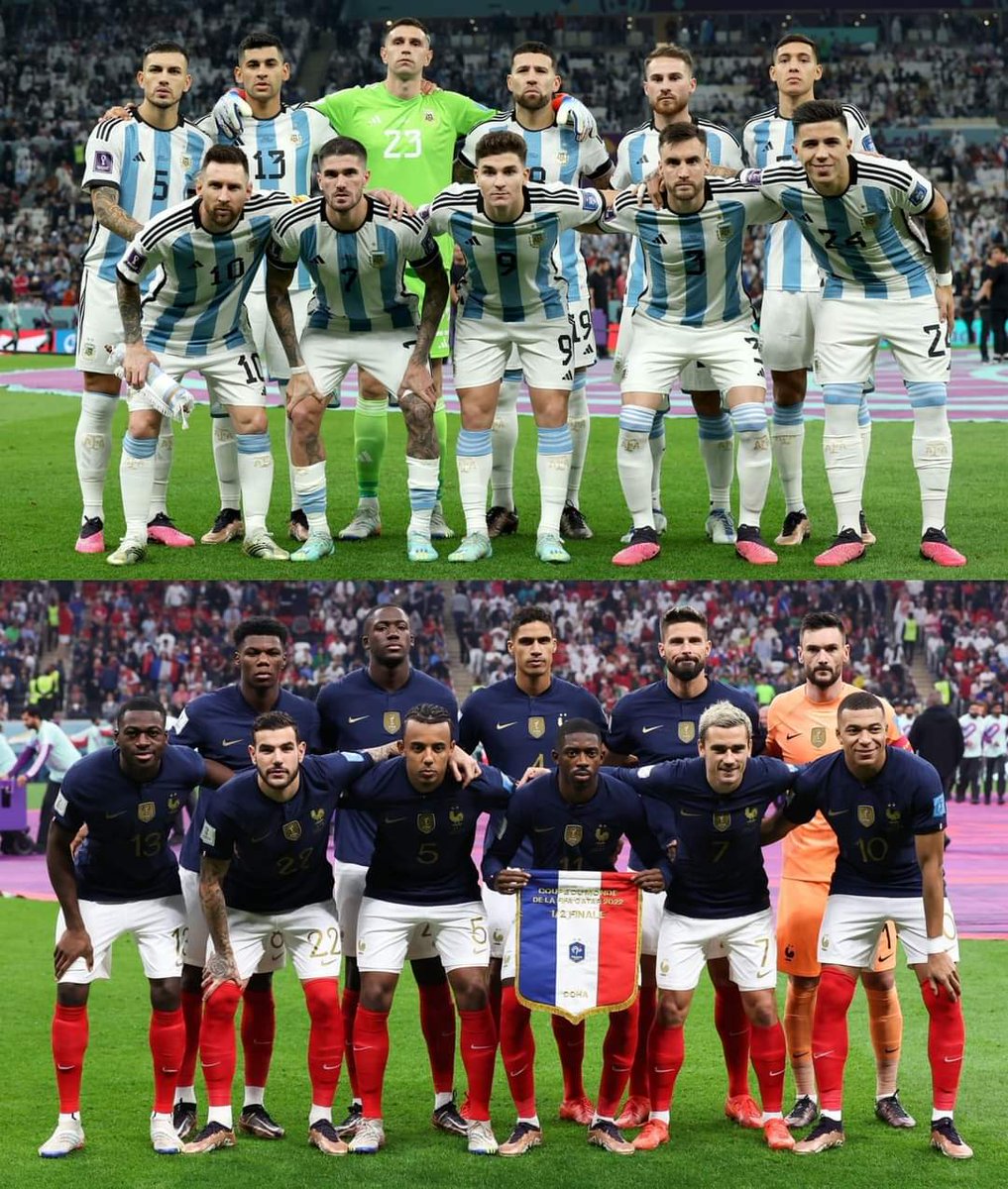 RaulJuarezZ's tweet photo. #Catar2022 | Independiente que ñe vayamos a #Argentina o #Francia creo que esta final será un deleite para todos los que amamos el fútbol https://t.co/nA0sWHJcLW