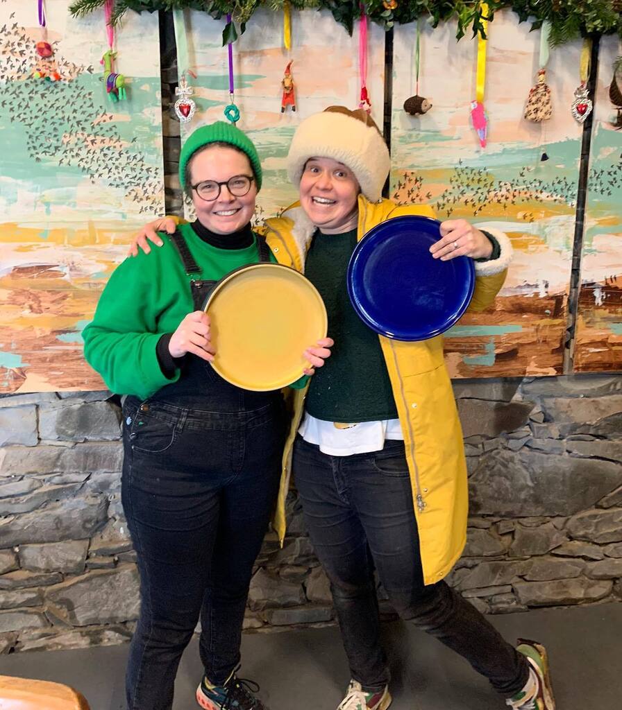 Our wonderful friend (and potter extrordinaire) @annadale_brick_works dropped off a wee early Christmas present - these two gorgeous serving platters - one with a matt yellow glaze and one with a shimmery cobalt blue glaze. We’ll be using them for our ro… instagr.am/p/CmKdb8wjtFz/