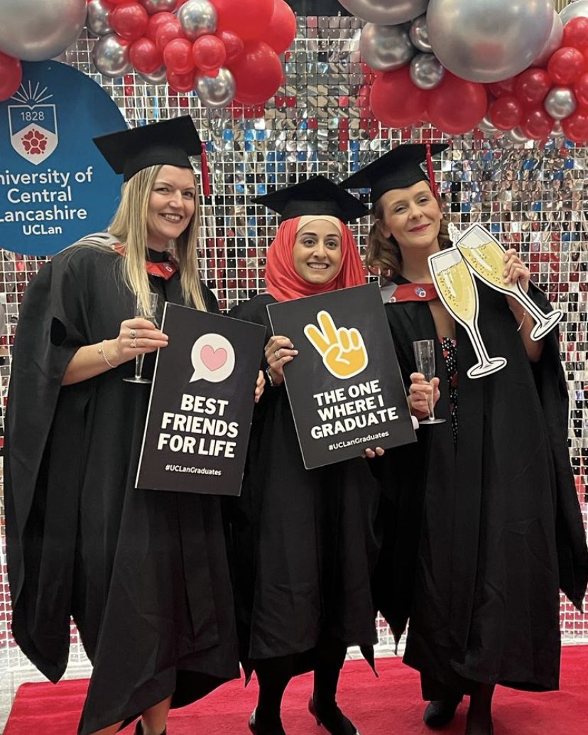 Kelly Adams (@kellymortimer8) on Twitter photo Had an amazing graduation!! Class of 2022! 👩🎓Had a blast! ❤️ glad it’s over though 🤣 it’s the hardest thing I’ve ever done!
Tremendous support from <a href="/uclanacp/">@UCLanACP</a> and my specials from <a href="/WeAreLSCFT/">Lancashire & South Cumbria NHS Foundation Trust</a> I’ve had an amazing journey! Thank you all Xxx Had an amazing graduation!! Class of 2022! 👩🎓Had a blast! ❤️ glad it’s over though 🤣 it’s the hardest thing I’ve ever done!
Tremendous support from <a href="/uclanacp/">@UCLanACP</a> and my specials from <a href="/WeAreLSCFT/">Lancashire & South Cumbria NHS Foundation Trust</a> I’ve had an amazing journey! Thank you all Xxx