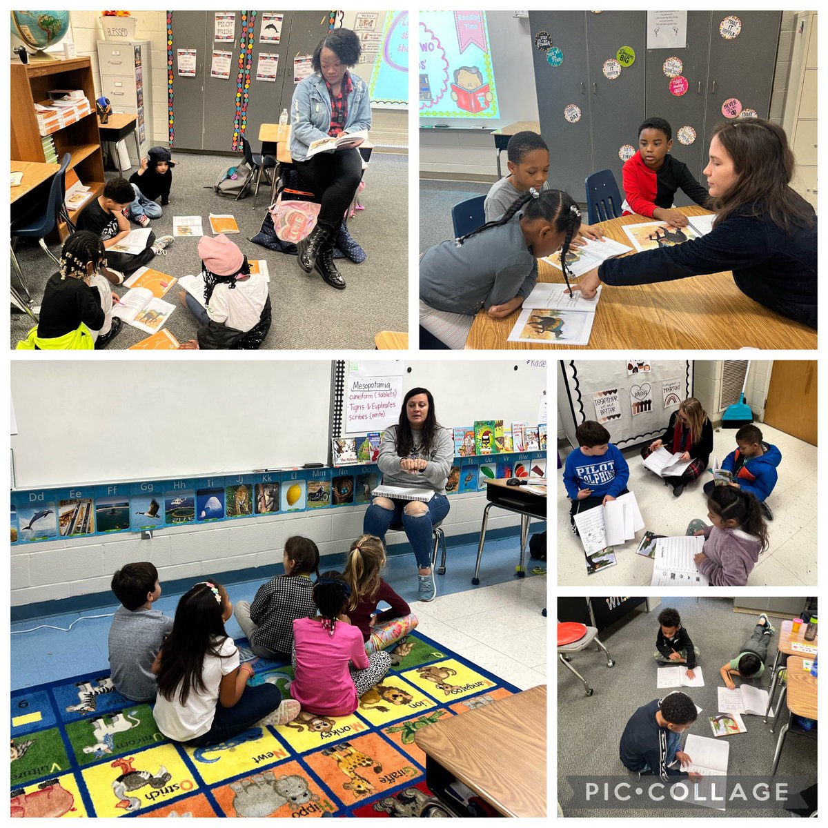 Our 1st grade teachers are still on their “A” game. Students are locked in and able to retell events that happened in the story. ☺️❤️🐬#pilotpride <a href="/PilotPrincipal1/">Principal Fleming</a> <a href="/Super_GCS/">Dr. Whitney Oakley</a> <a href="/GCSchoolsNC/">Guilford Co. Schools</a> <a href="/michellewolver/">Michelle Wolverton</a>