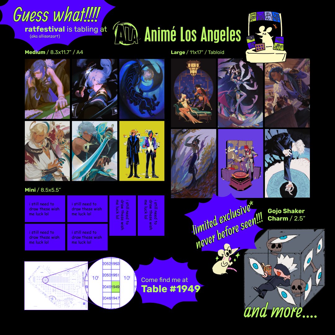 HI GUYS... 2 (TWO) MAJOR LIFE UPDATES .... 
1) i graduated from college (woooo)
2) IM GONNA BE TABLING FOR THE FIRST TIME AT <a href="/AnimeLosAngeles/">Animé Los Angeles 21</a> !!!!
my pal <a href="/soapgarbage/">soap</a> will also b there to help me hehe COME FIND US AT TABLE 1949!!! 
#AnimeLA18