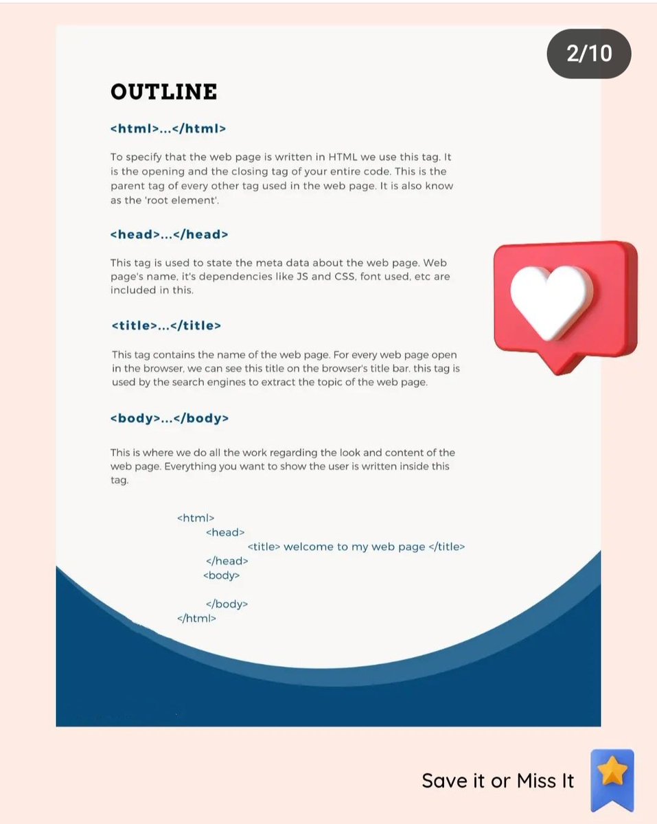 UpgradSkill's tweet photo. HTML Cheatsheet

#development #websitedesign #frontenddeveloper #graphicdesign #uidesign #reactjs #tech #linux #bootstrap #nodejs #angular #programmers #programmingmemes #softwareengineer #seo #jquery #uxdesign #htmlcoding #programminglife #android #htmlcss #computerscience https://t.co/RQO02ZpSum