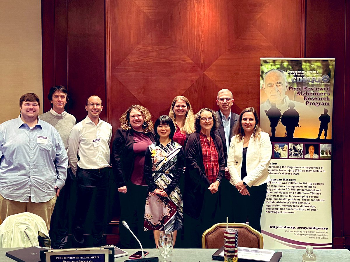 WashUNeuroICU's tweet photo. Faculty member @ttkummer serves on programmatic committee for the #AlzheimersDisease research program #PRARP #CDMRP in DC https://t.co/nXM6wpeYEJ