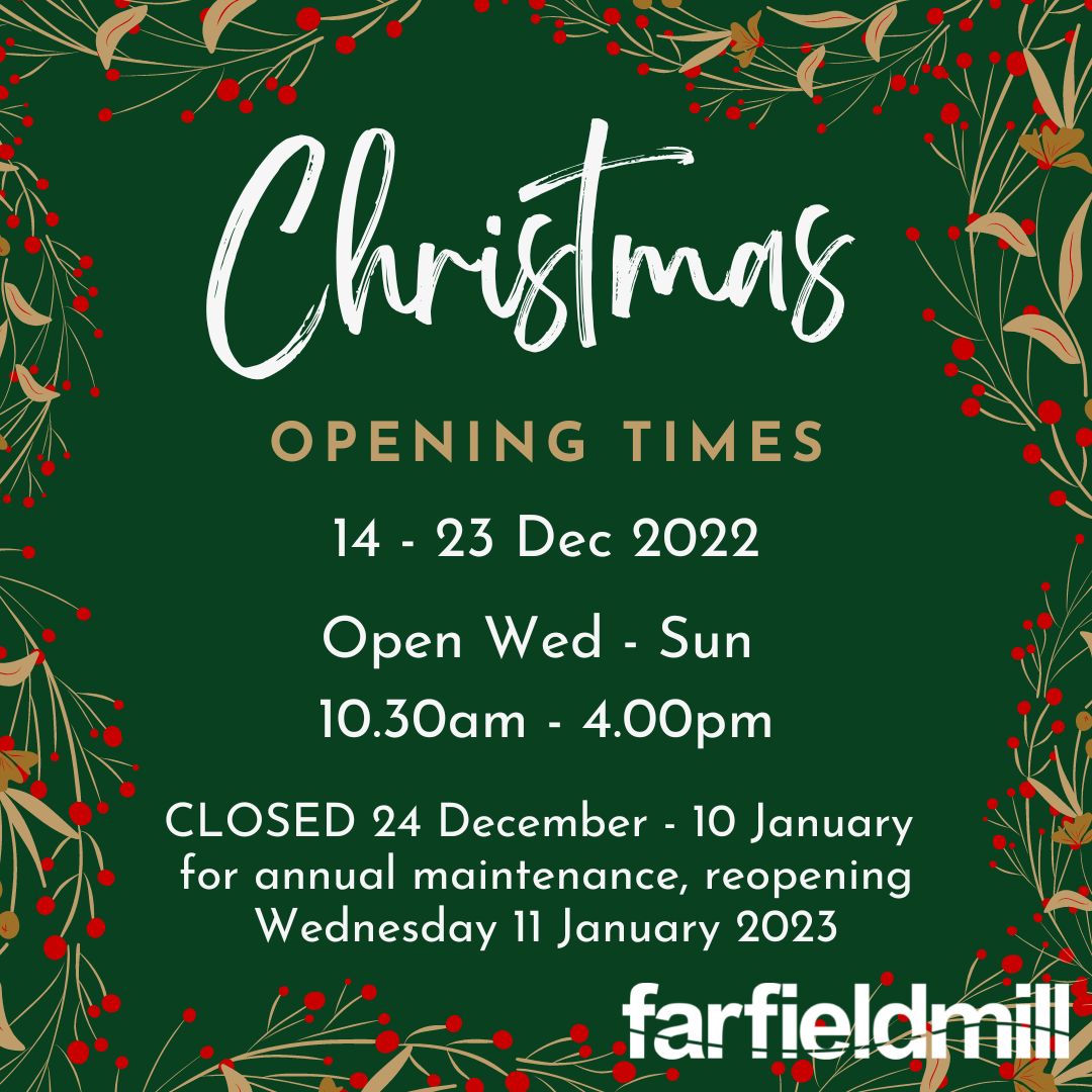 farfieldmill's tweet photo. We're are the perfect place to #avoidthecrowds &amp; shop for unique handmade gifts in our craft gallery and artists' studios. We've also tasty festive treats in the Tea Room and #exhibitions to see #art #craft #heritage #shoplocal #uniquegifts #buyhandmade https://t.co/4YeVU2dEhu
