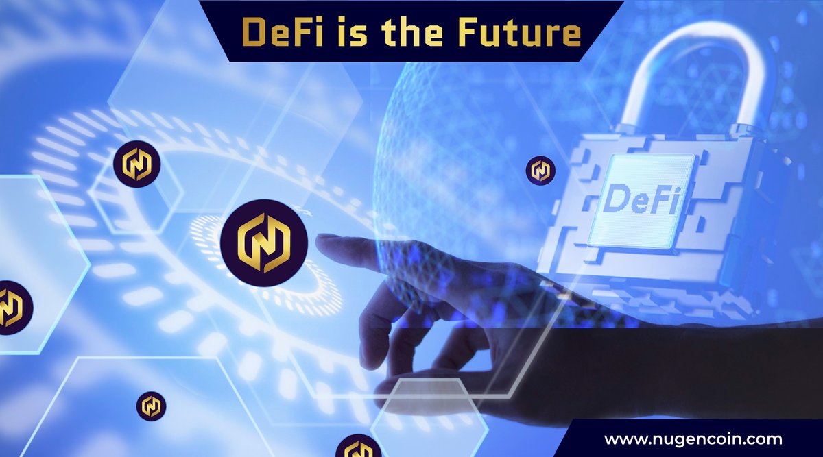 82% of traditional businesses are optimistic about the use of #DeFi

This implies that every business (including the smallest ones) may be part of the market in the future. Joining now is getting to the winners' list early
nugencoin.com

#NFTs #Crypto