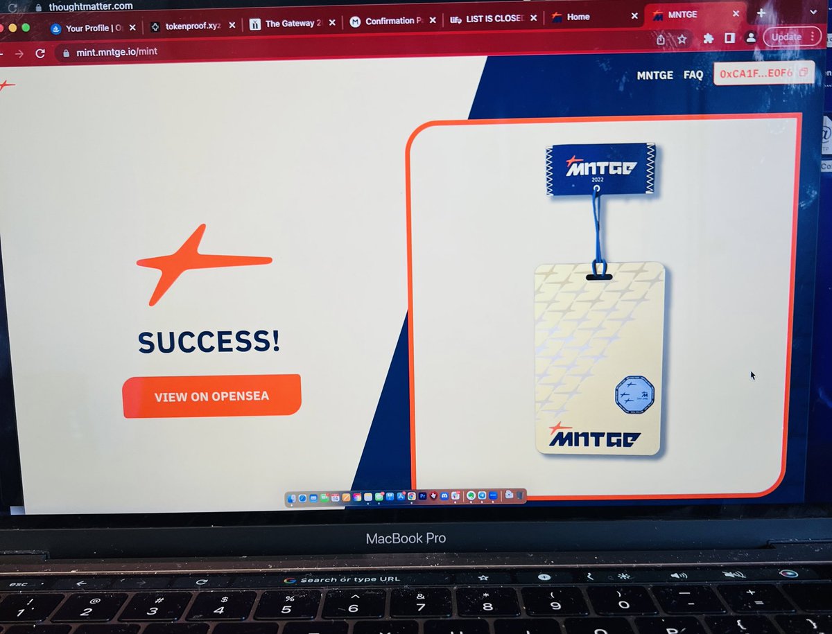 harrybeee's tweet image. Yo @nickyads @seanwotherspoon @BrennanRusso I’ve got my @mntge_io pass. LETS GO!!