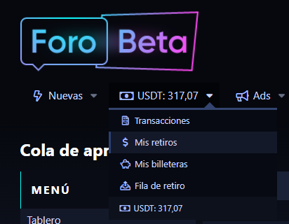 forobeta's tweet photo. ¿Ya probaste el saldo de nuestro foro? 🧐

Además de ganar por publicar, puedes comprar servicios con tu saldo, recargar y por supuesto retirar a tu billetera 💰 https://t.co/8Ql6X3RXrZ
