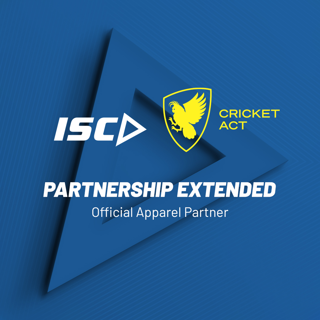 PARTNERSHIP EXTENDED | ISC Sport are delighted to announce a partnership extension with Cricket ACT - @CricketACT The partnership extension sees ISC continue as the Official Apparel Partner of Cricket ACT. #MadeByISC #Teamwear #Partnership #ApparelPartner #CBRCricket #Cricket