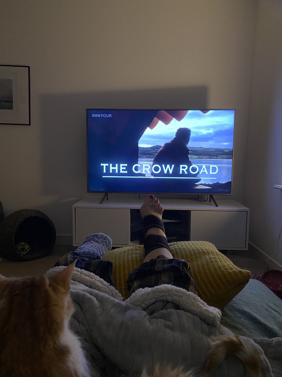 weevic18's tweet photo. Hoping for the healing effect of Franco, mug of tea and what I think is the best book adaptation ever!! #crowroad #iainbanks #grannyexploded https://t.co/HclmwVT66f