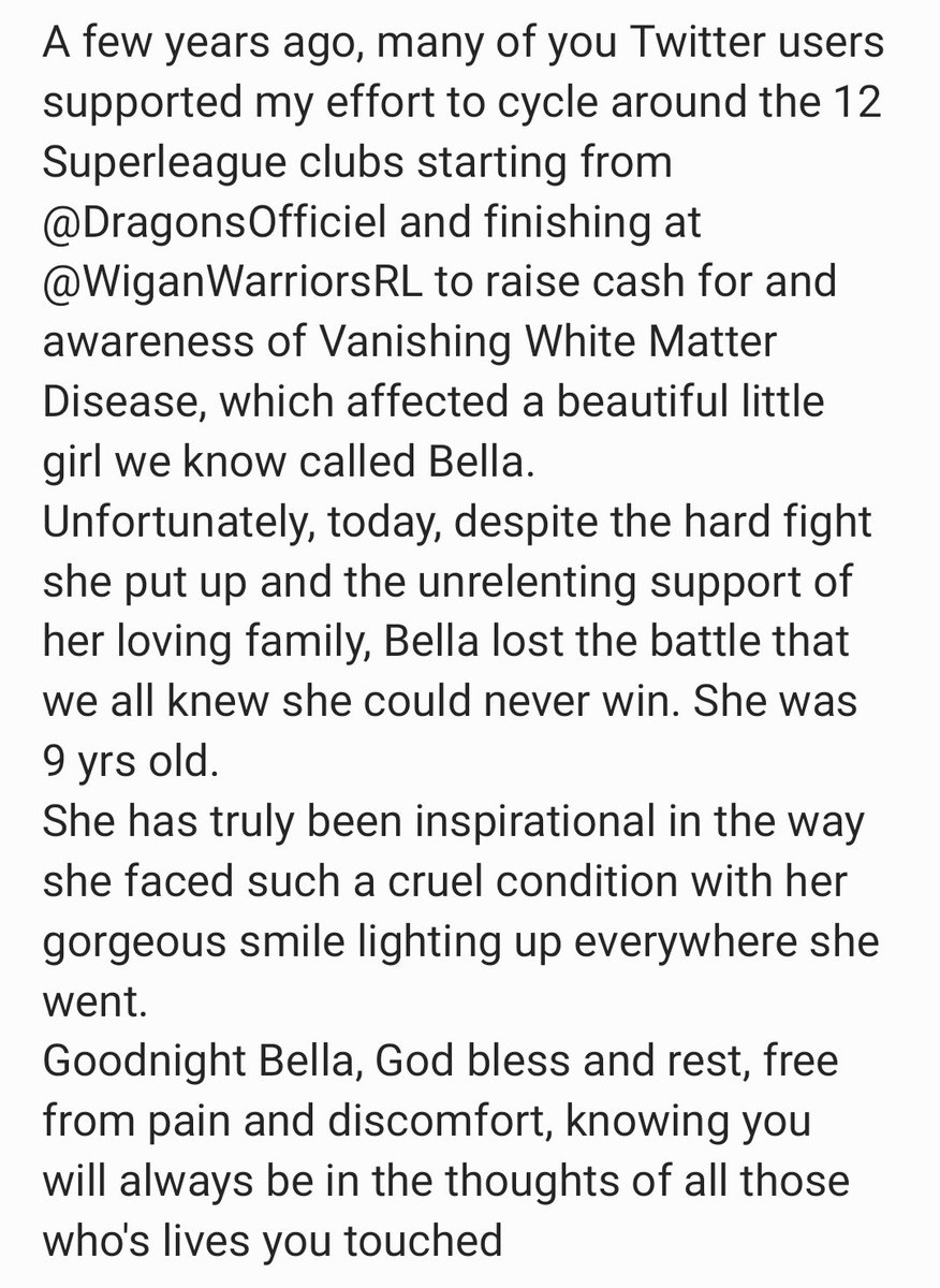 Sad news today. This is Bella's story.
youtu.be/iMf-cnzhjok
