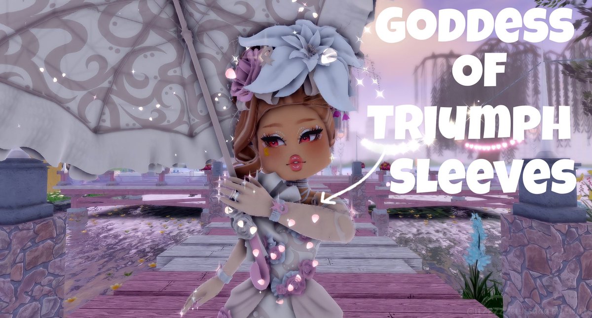 Itzzzzzelyssaaa's tweet photo. goddess of triumph sleeve giveaway! 

- must fllw me &amp; @raetional w/🔔
- like &amp; retweet 

#royalehigh https://t.co/2QL07wNMZf
